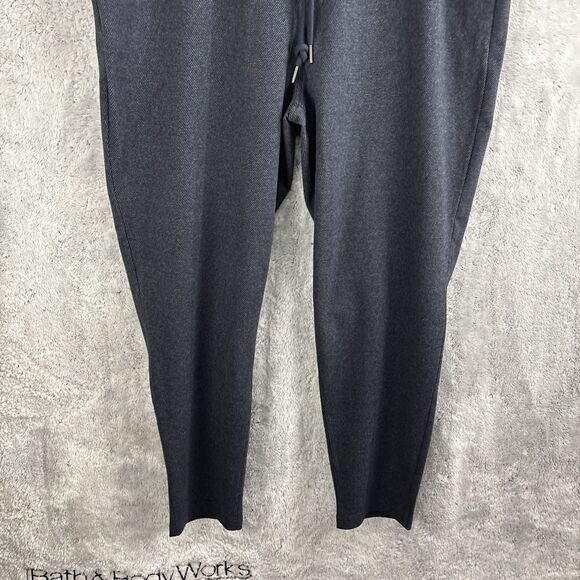Mens Express Knit Joggers Gray Drawstring Tapered Leg Size XL NWT - Picture 2 of 6